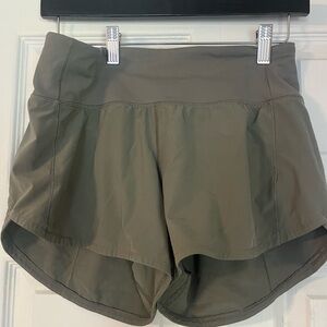 Lulu speed up shorts! Sage green